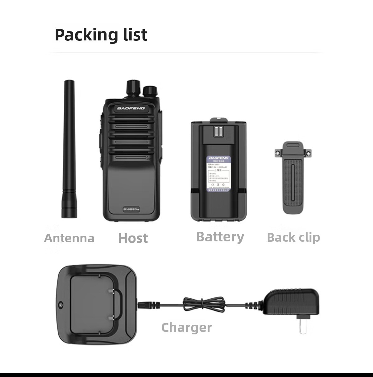 Baofeng BF-888S Plus Wall-pene - Outdoor Power Plus บทวิจารณ์และราคา