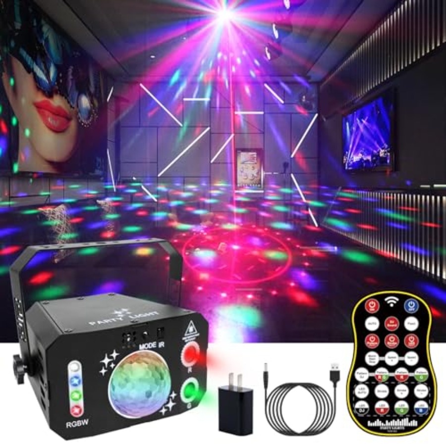 7 Lens Disco Ball LightsUSB Po - Outdoor Power For Xmas Lights บทวิจารณ์และราคา