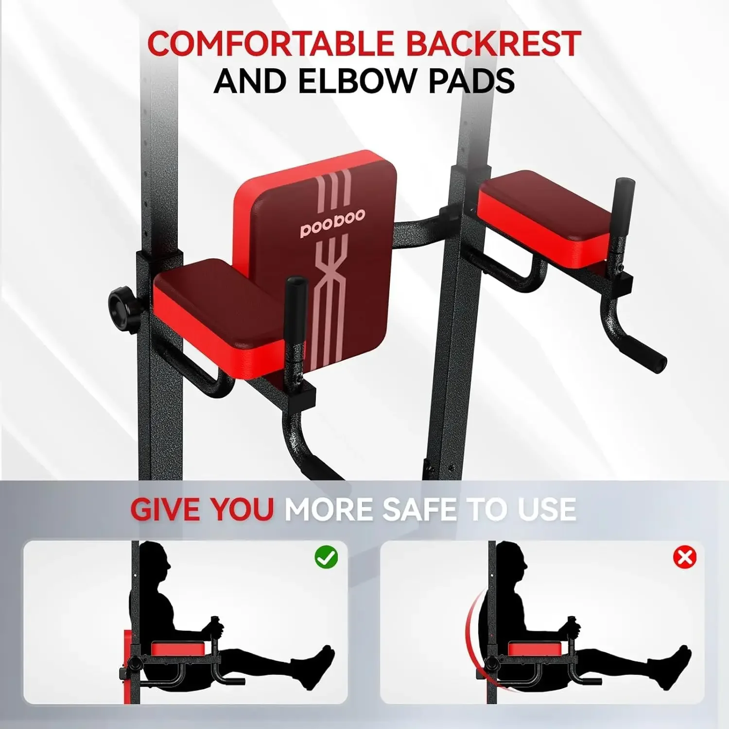 Power Tower Dip Station Pull U - Outdoor Power Tower Pull Up Bar บทวิจารณ์และราคา