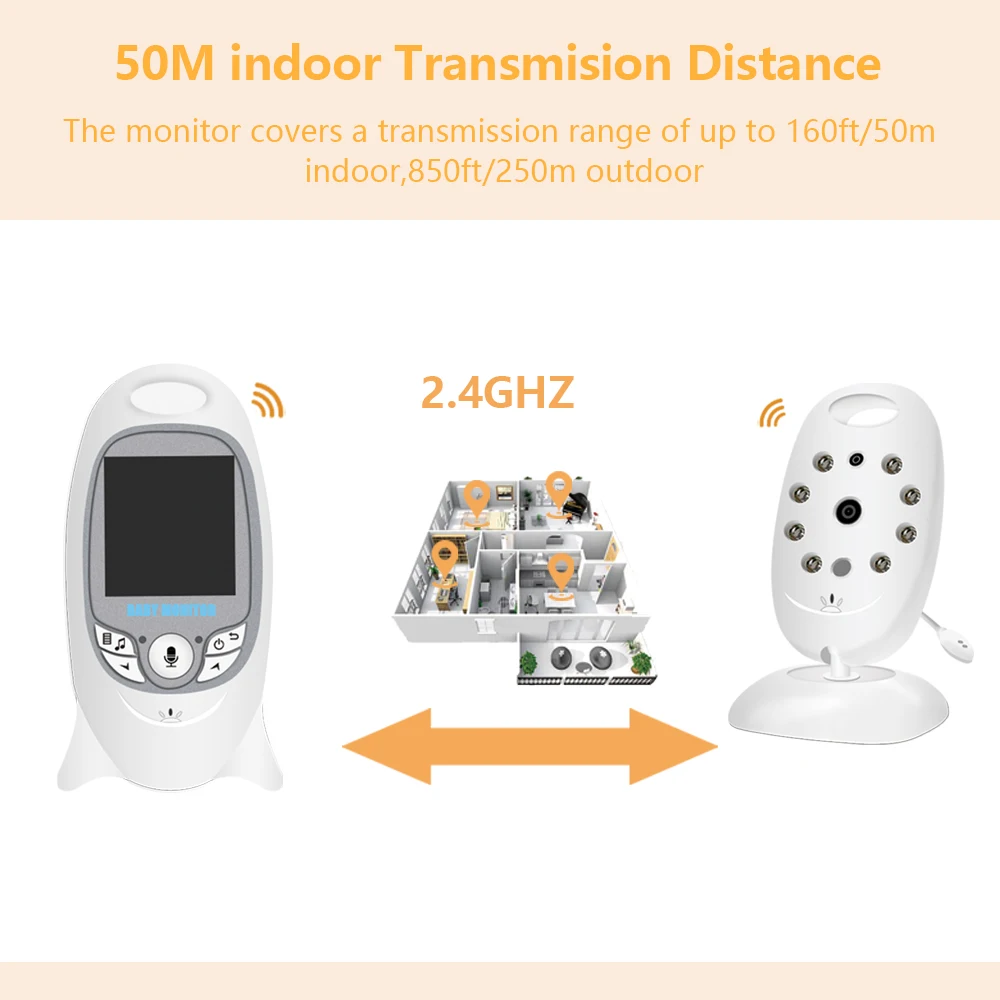 VB601 Electronic Baby Monitor  - Outdoor Power Monitor บทวิจารณ์และราคา