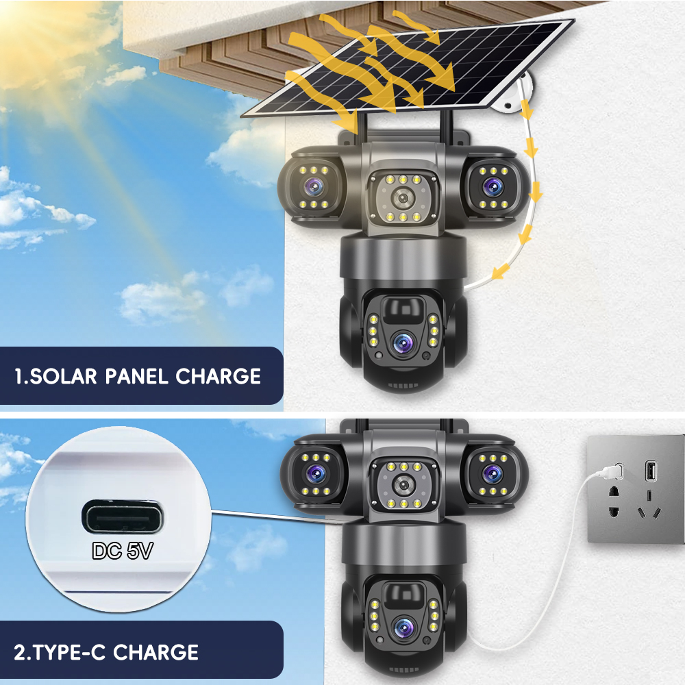 12MP Solar Camera 4G Outdoor C - Outdoor Power G Motion บทวิจารณ์และราคา