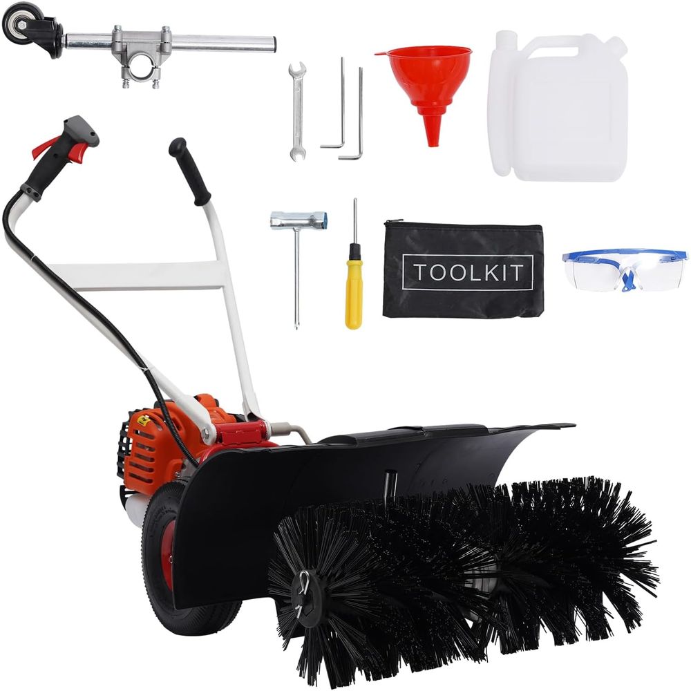 52cc Gasoline-Powered Handheld - Outdoor Power Broom บทวิจารณ์และราคา