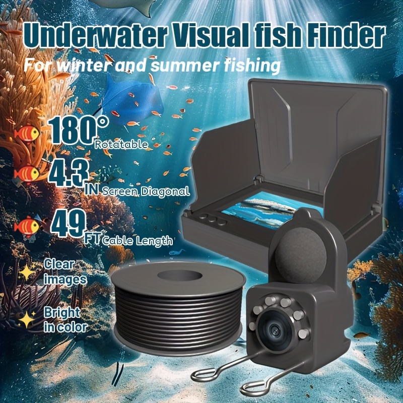 XHJ HD Fishing Monitor, 4.3 In - Outdoor Power Kit บทวิจารณ์และราคา