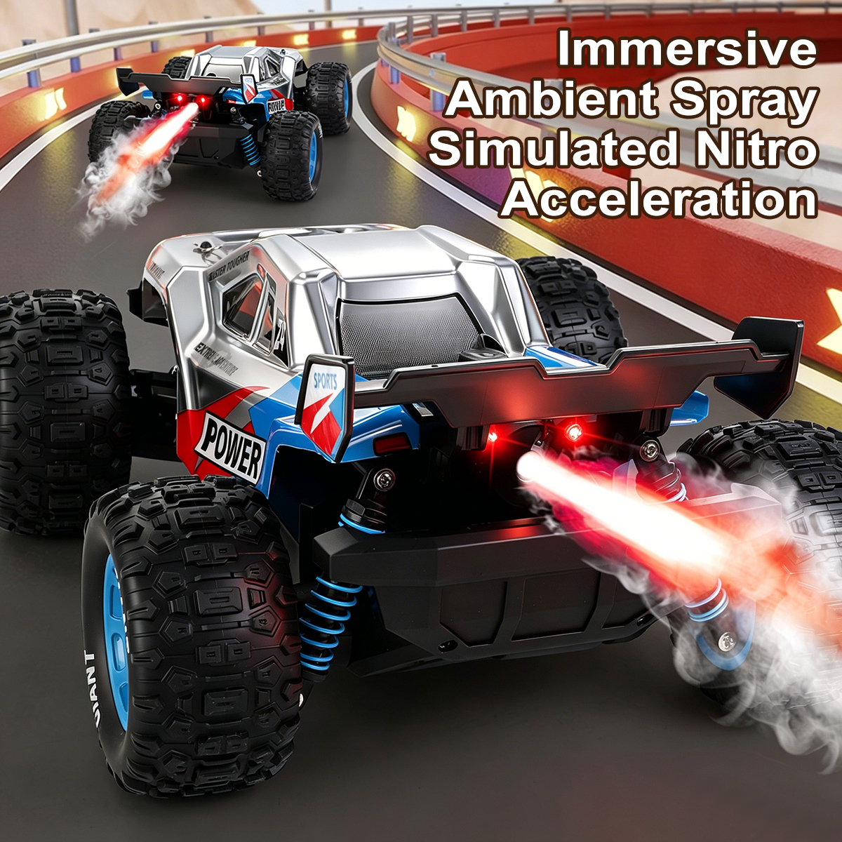 New 1:16 Spray RC Cars Buggy T - Outdoor Power For Xmas Lights บทวิจารณ์และราคา