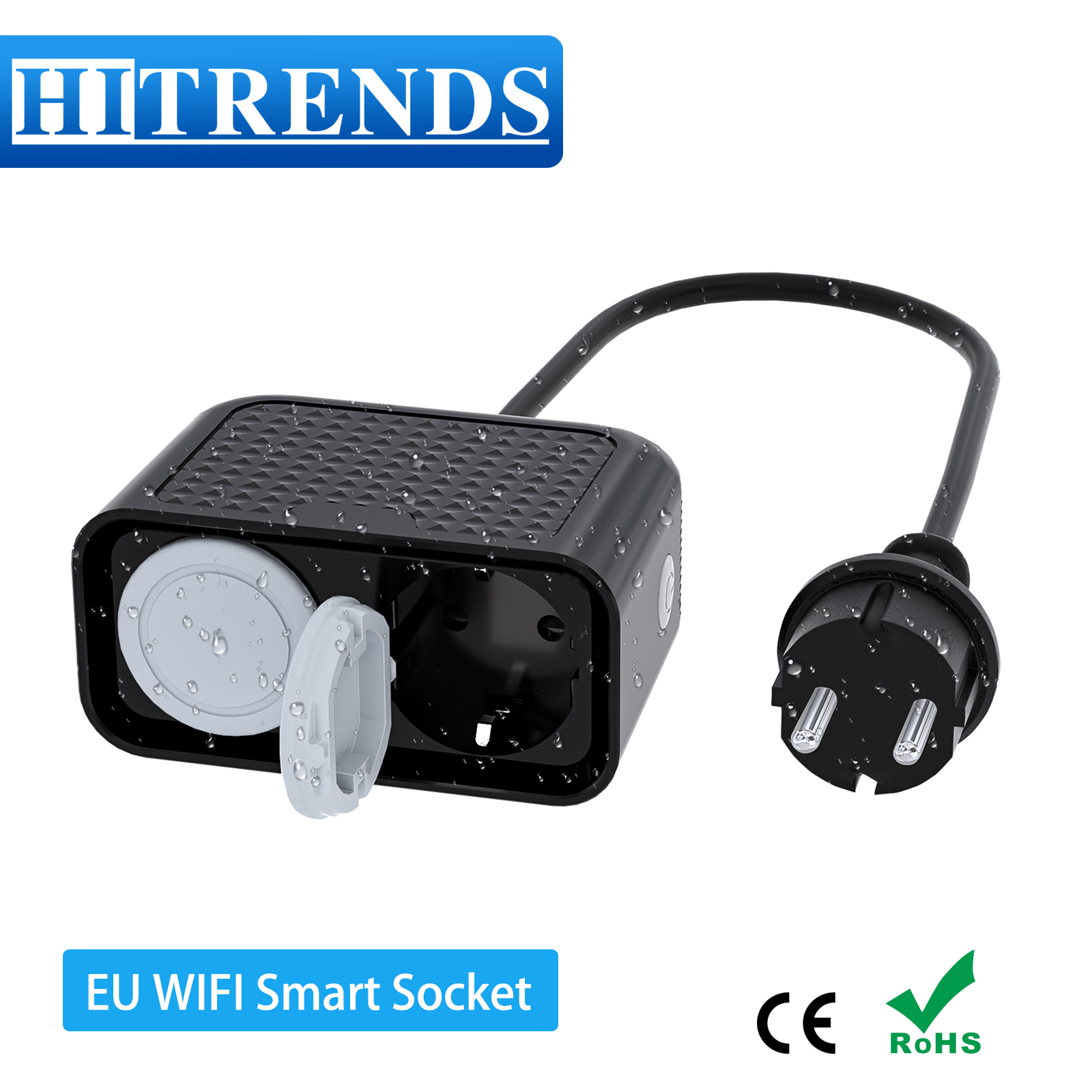 EU WIFI Smart Power Socket Out - Outdoor Power Outlet Wifi บทวิจารณ์และราคา