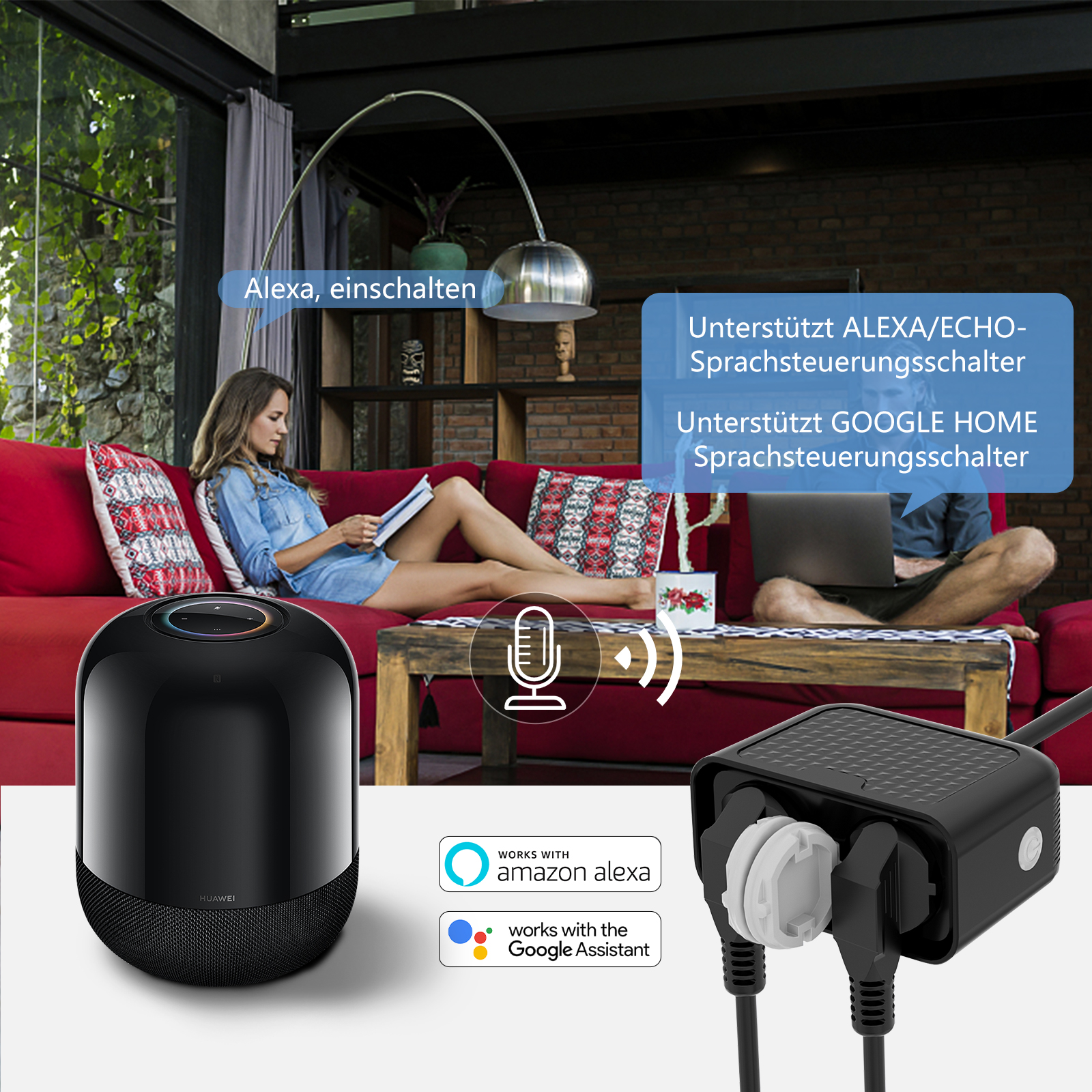 EU WIFI Smart Power Socket Out - Outdoor Power Outlet Wifi บทวิจารณ์และราคา