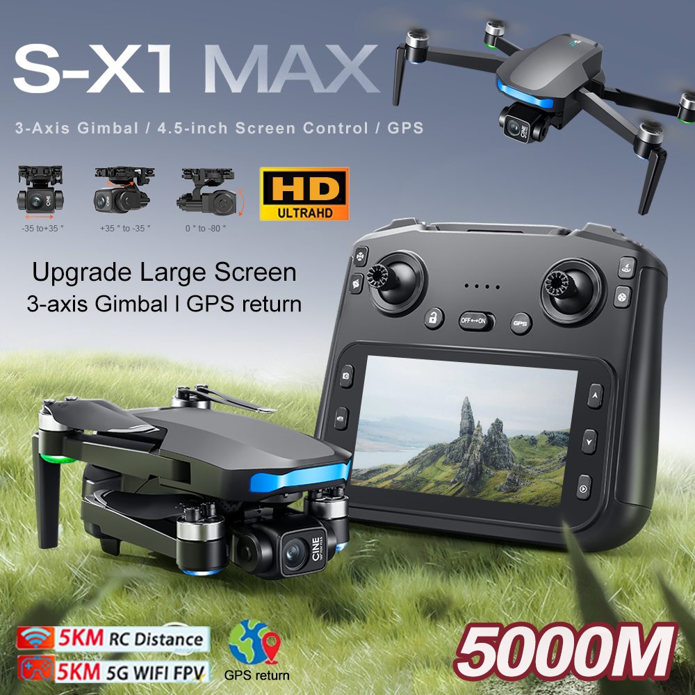 New S-X1 MAX Drone GPS 8K Prof - Outdoor Power Box บทวิจารณ์และราคา