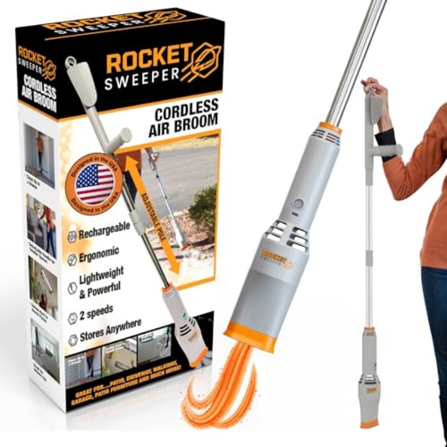 Rocket Sweeper Cordless Air Br - Outdoor Power Broom บทวิจารณ์และราคา