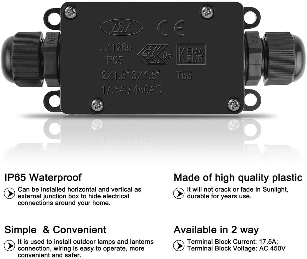 3pcs 2Way IP65 Waterproof Outd - Outdoor Power Line บทวิจารณ์และราคา