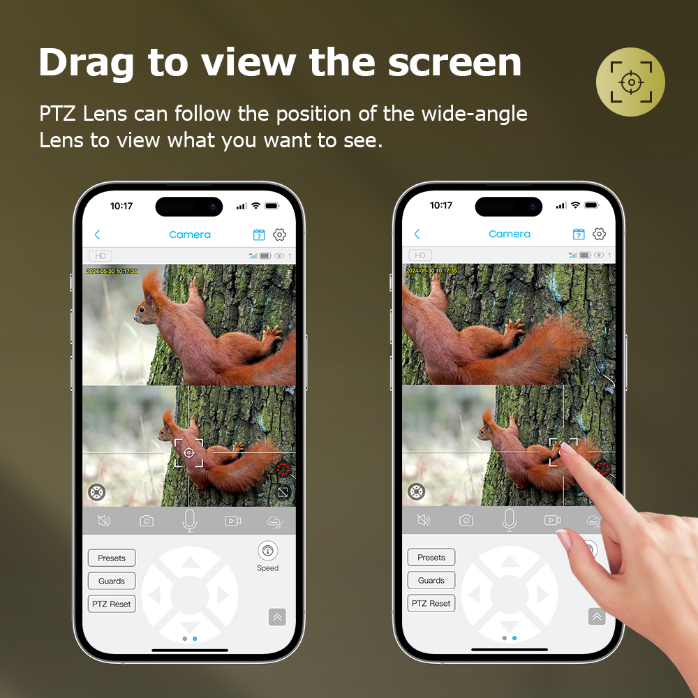 8MP Trail Camera Dual lens Out - Outdoor Power G Motion บทวิจารณ์และราคา