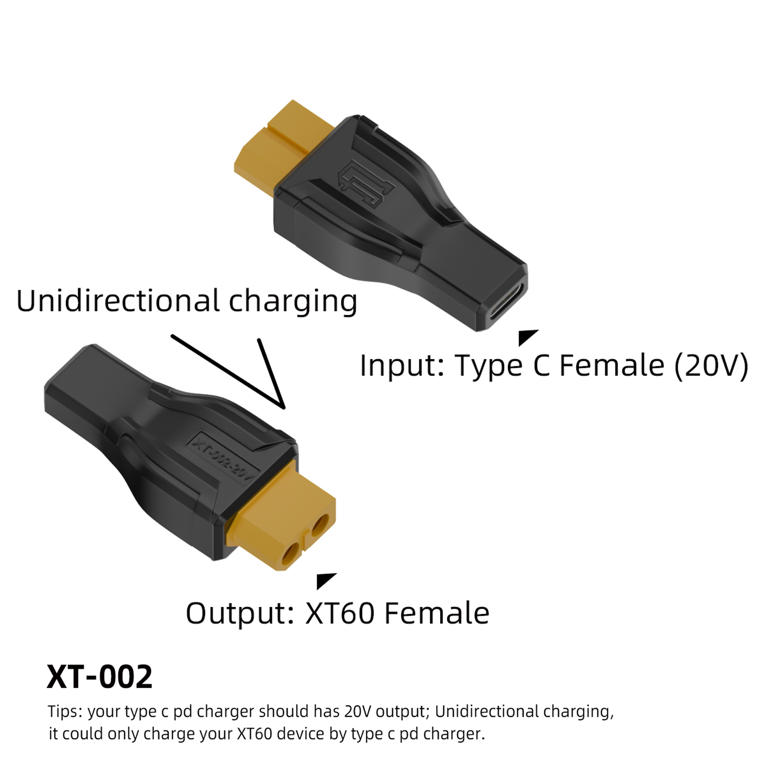 USB C to XT60 Adapter Converte - Outdoor Power Adapter Usb C บทวิจารณ์และราคา