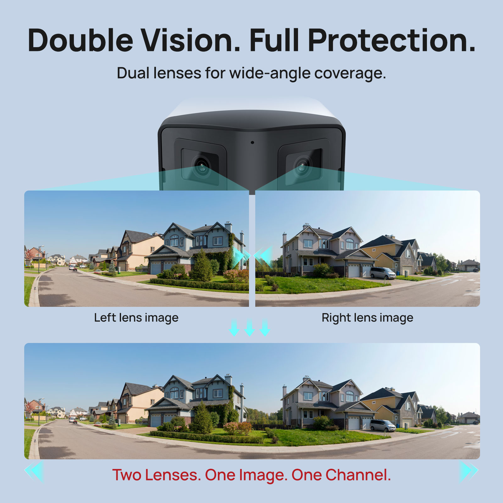 VIKYLIN 170° 4K 8mp Dual 2.8mm - Outdoor Power G Motion บทวิจารณ์และราคา