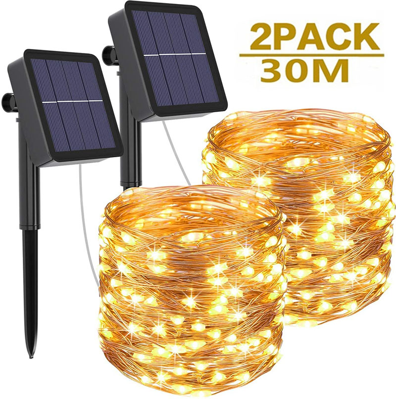 Outdoor Solar String Lights 1/ - Outdoor Power For Xmas Lights บทวิจารณ์และราคา