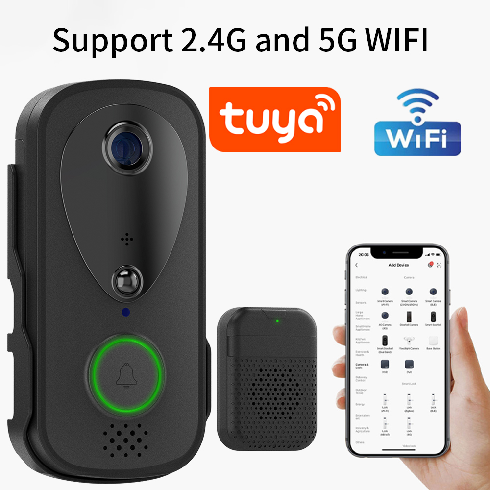 5G 2.4G WiFi Video Doorbell 10 - Outdoor Power Outlet Wifi บทวิจารณ์และราคา