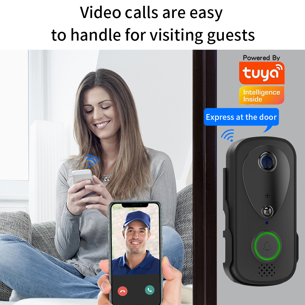 5G 2.4G WiFi Video Doorbell 10 - Outdoor Power Outlet Wifi บทวิจารณ์และราคา