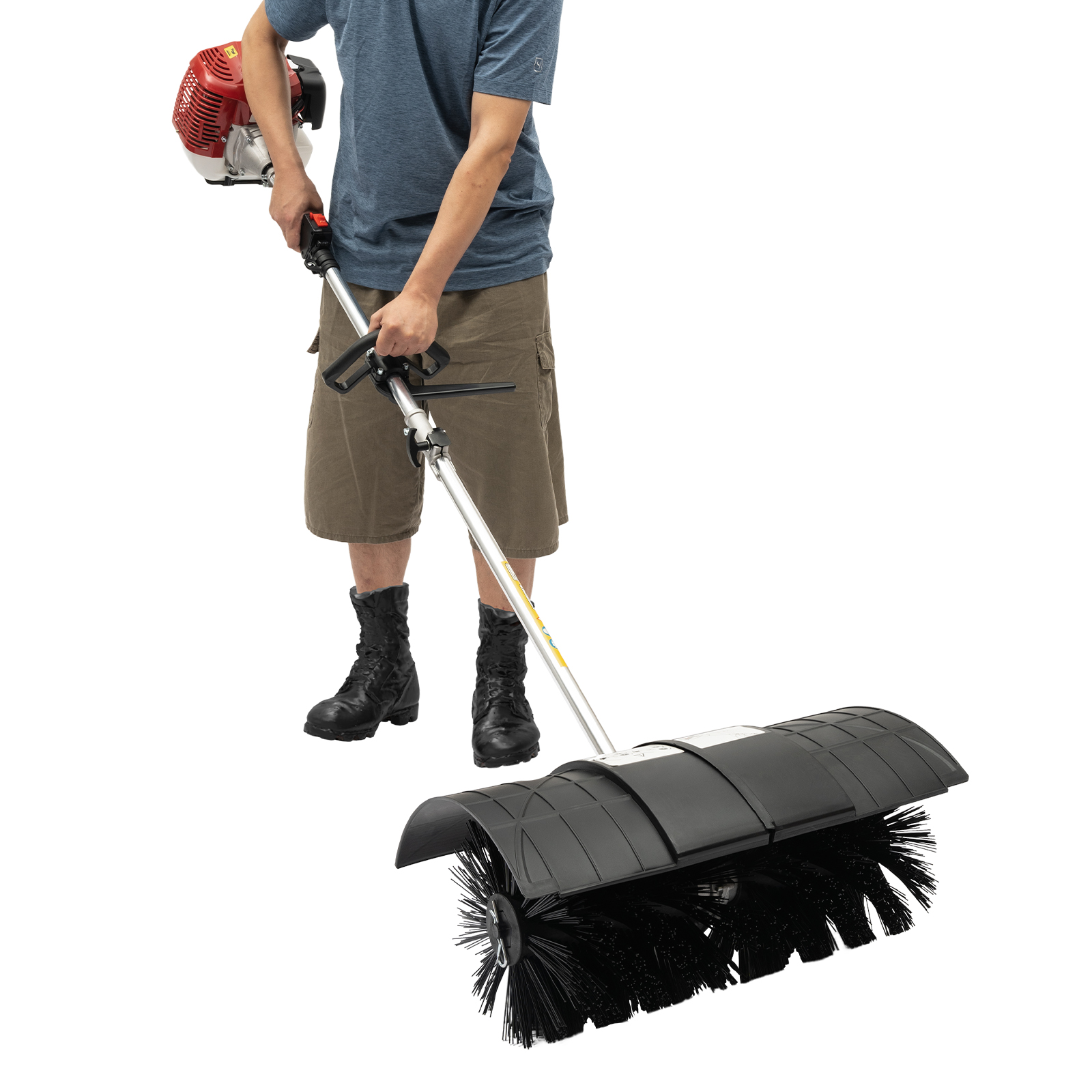 Hand Push Sweeper 1.7KW / 2.3H - Outdoor Power Broom บทวิจารณ์และราคา